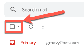 Gumb Gmail za odabir e-pošte