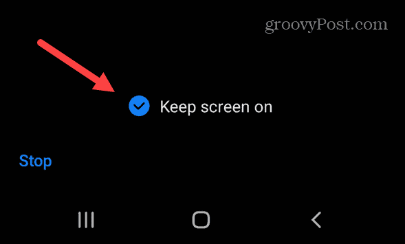 zadržati zaslon na Androidu