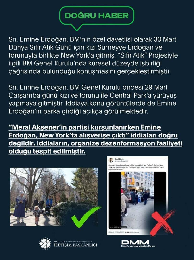 Operacija prljave percepcije preko Emine Erdogan 