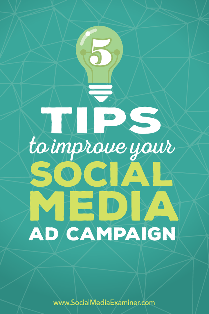 savjeti za poboljšanje oglasnih kampanja na društvenim mrežama