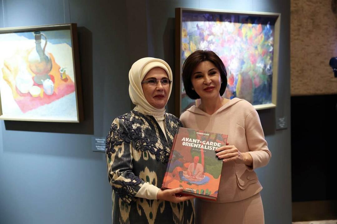 Posjet Emine Erdogan Samarkandu! Posjetio izložbu Boje Uzbekistana