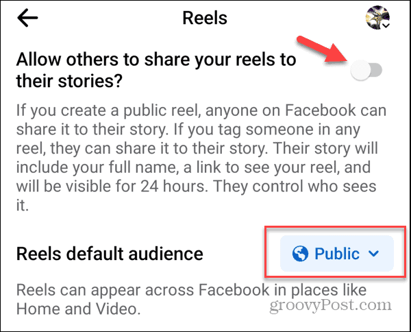Block Reels na Facebooku