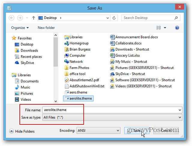 Prilagodite Windows 8 kreiranjem Aero Lite teme