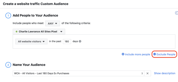 Koristite Facebook oglase za oglašavanje ljudima koji posjete vašu web stranicu, 3. korak.