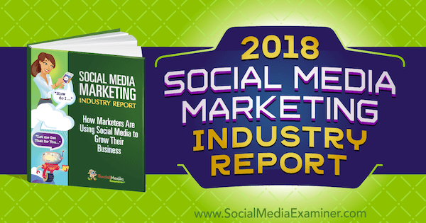 Izvještaj o marketinškoj industriji društvenih medija za 2018. godinu o ispitivaču društvenih medija.