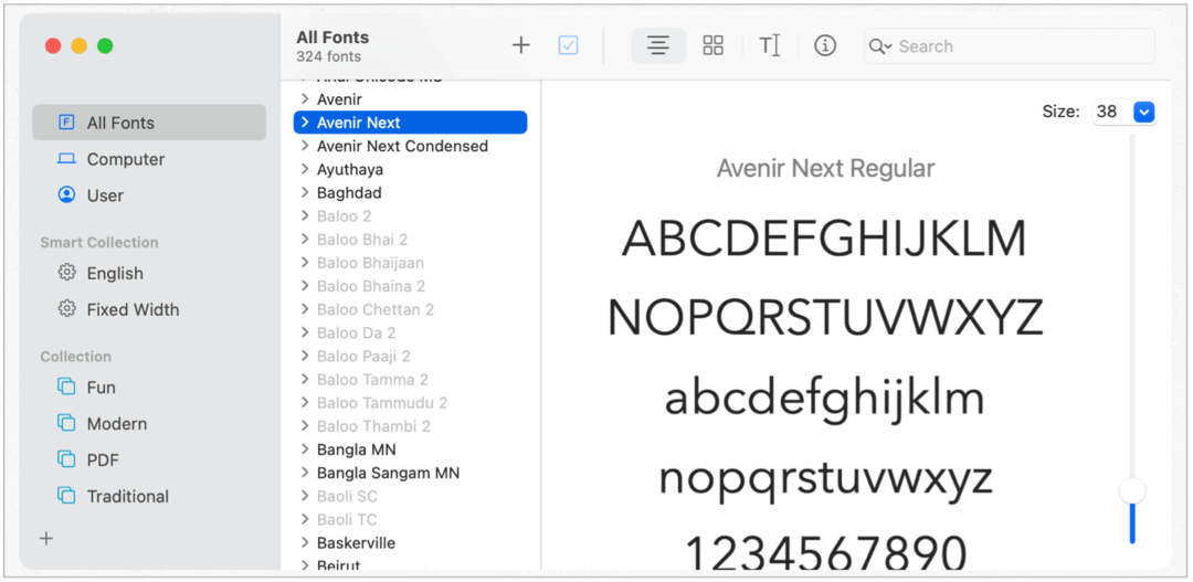Kako dodati nove fontove na Mac