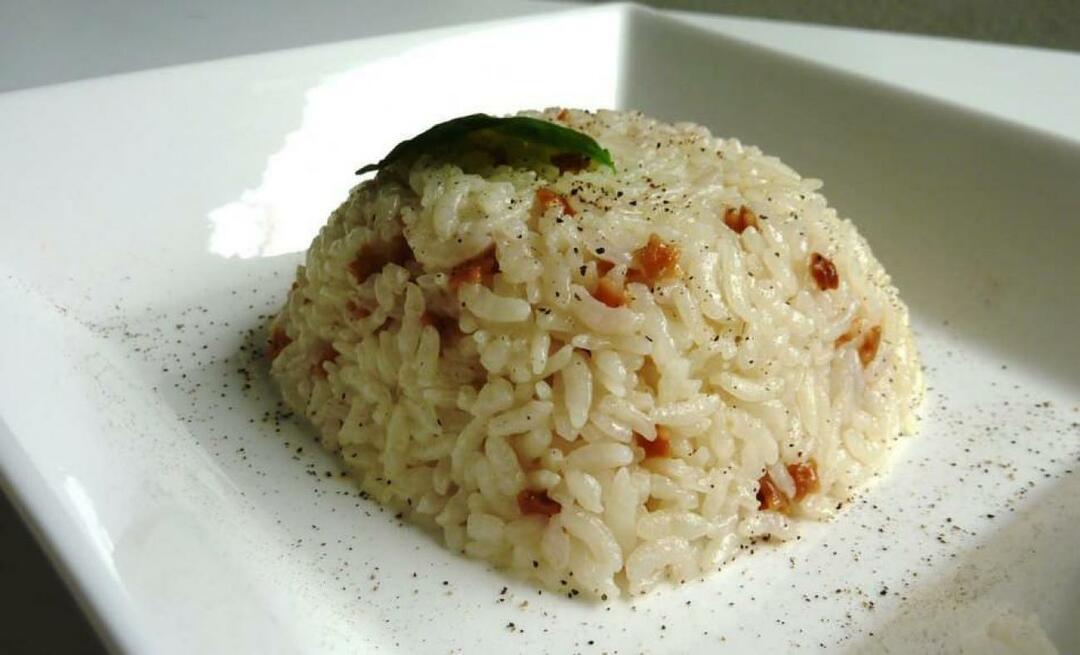 Kako najlakše napraviti pilav od riže s maslacem? Recept za rižu s maslacem koja miriše na ukusno