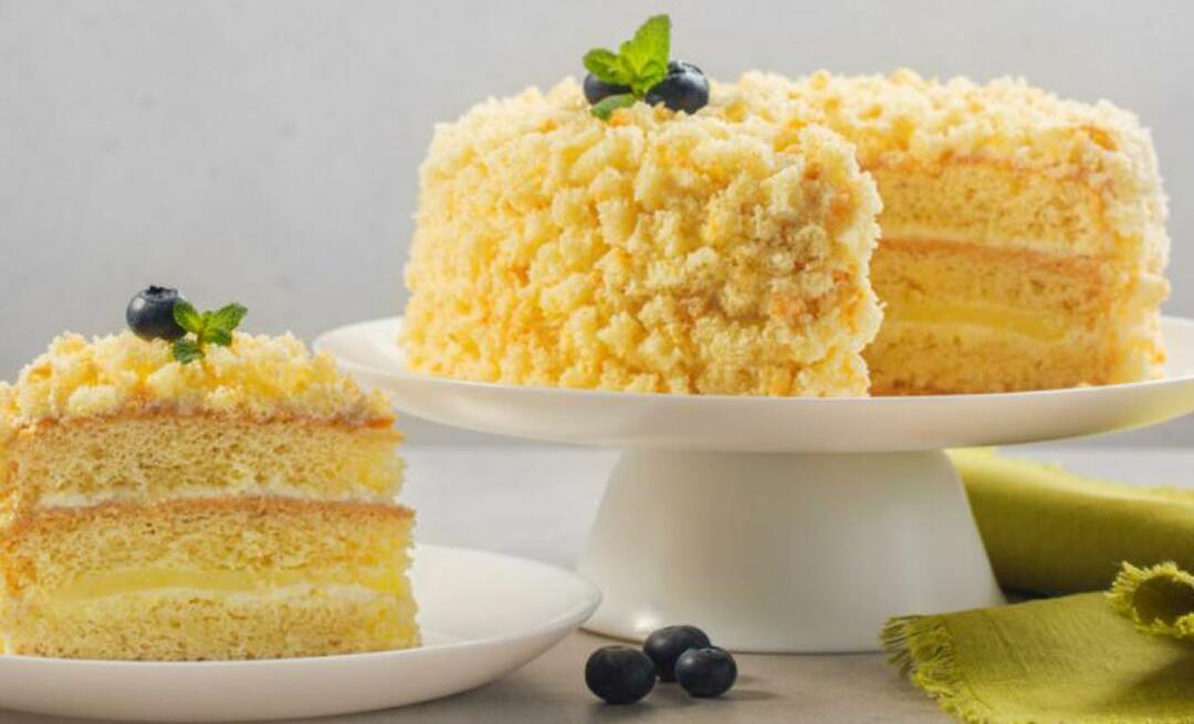 Kako napraviti tortu mimozu MasterChef torta mimoza recept! Talijanska torta torta mimoza