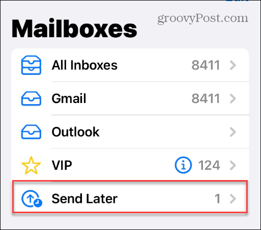Zakažite e-poštu na iPhoneu
