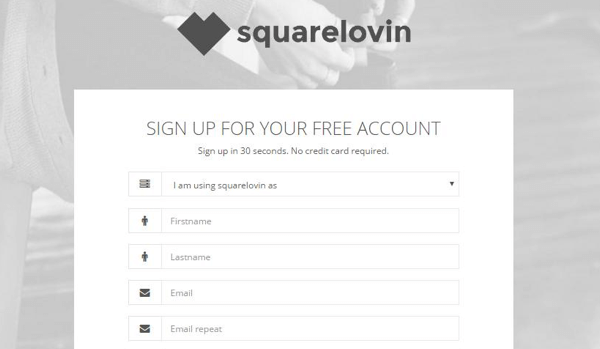 Prijavite se za besplatni račun Squarelovin.