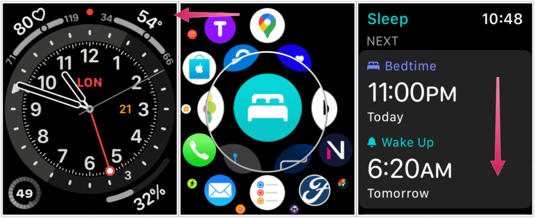 Aplikacija za spavanje Apple Watch