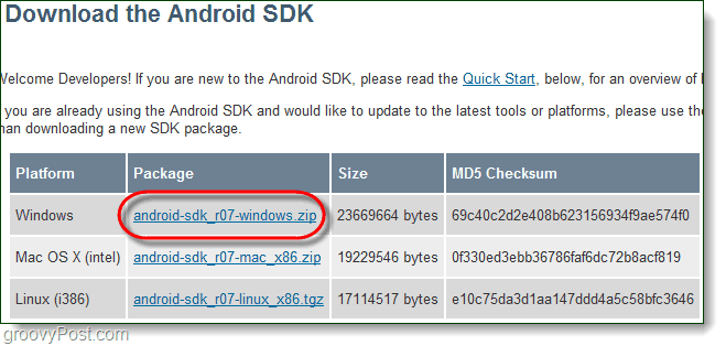Preuzmite Android SDk