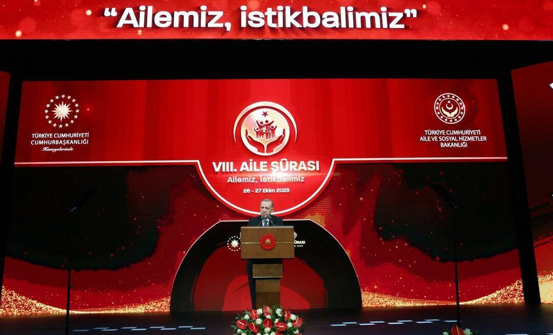 Recep Tayyip Erdoğan govorio o obitelji u turskom stoljeću: Obitelj je sveta struktura, ne možemo je oštetiti