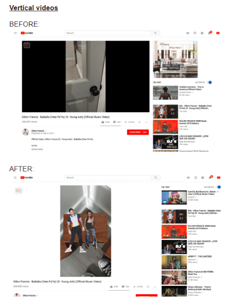 YouTube je ažurirao način na koji se vertikalni videozapisi prikazuju na radnoj površini.