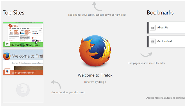 Firefox za Windows 8 Touch Beta dostupan za javno testiranje