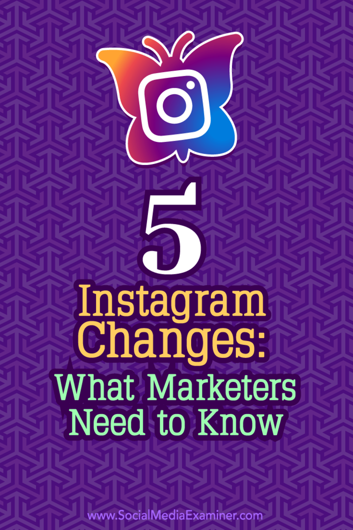Savjeti o tome kako najnovije promjene na Instagramu mogu utjecati na vaš marketing.