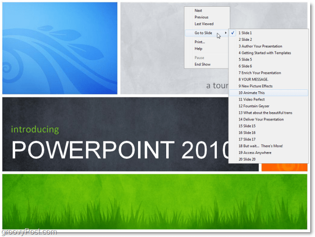 otvorene prezentacije Powerpoint 2010 bez powerpoint-a