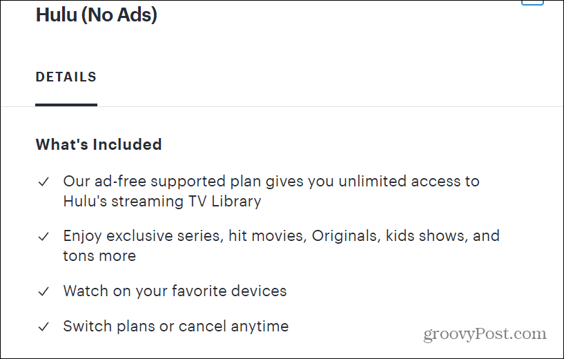 Hulu plan bez oglasa