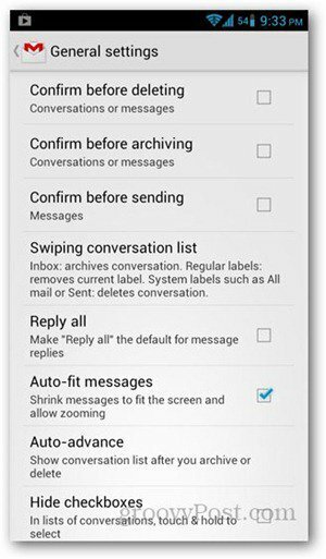 Gmail-settings-ažuriranje
