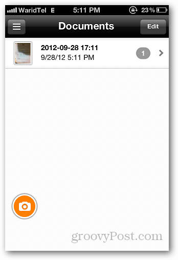 GeniusScan na iOS-u