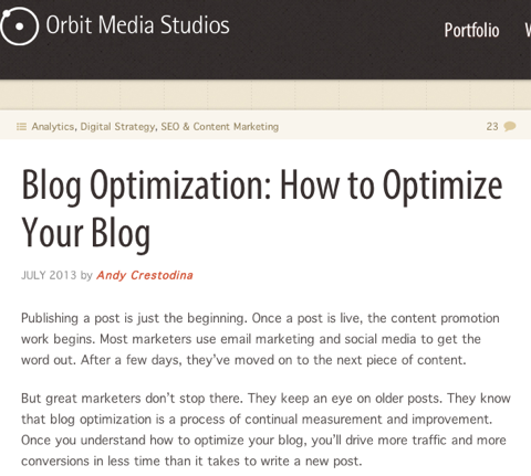 mediji za optimizaciju bloga