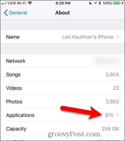 Broj aplikacija na iPhoneu