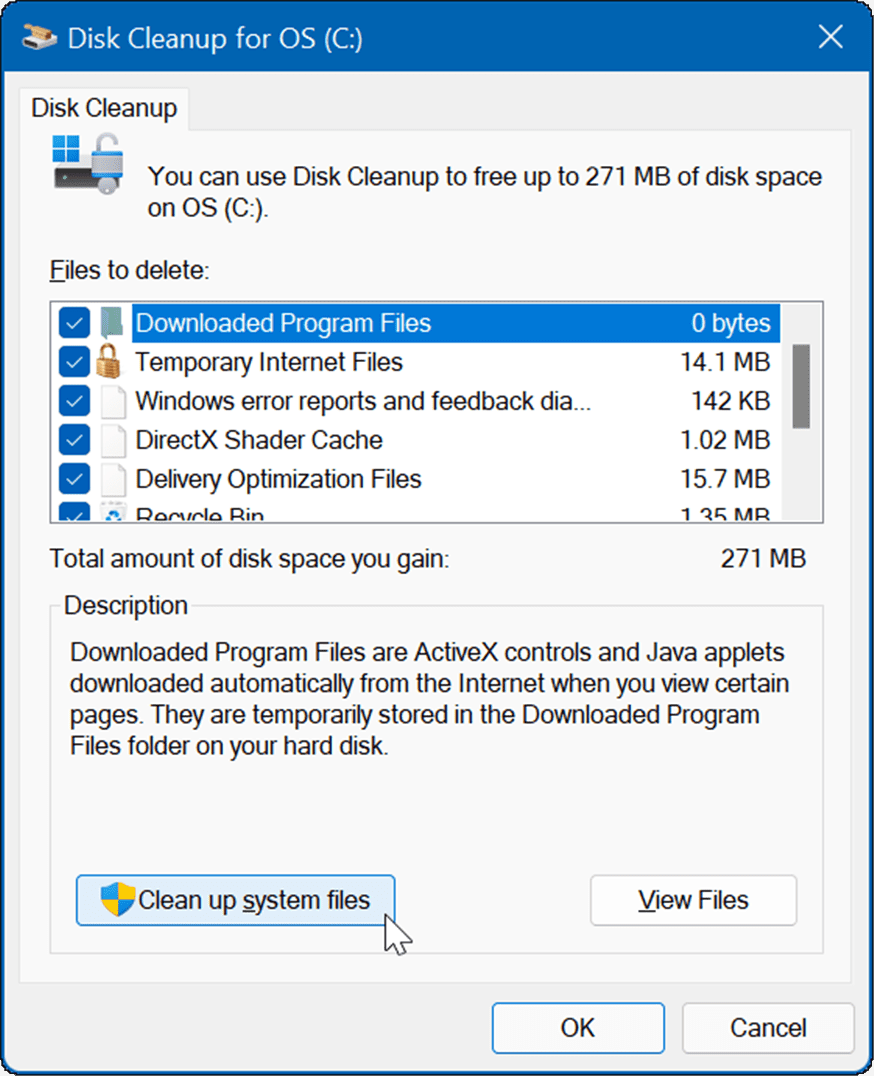 čišćenje diska brisanje privremenih datoteka na Windows 11