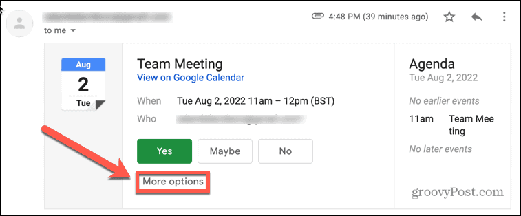 google kalendar gmail više opcija