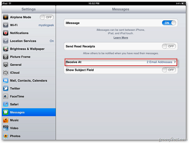 Apple iOS 5: Neka se iMessages sinkroniziraju između iPhonea i iPada