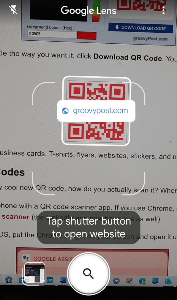 Skenirajte QR kodove na Androidu