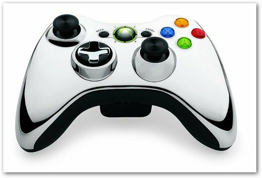 Xbox 360 krom kontroler krom