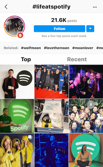Instagram objave s hashtagom lifeatspotify