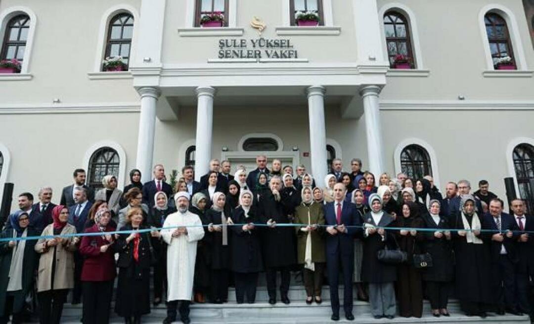 Uslužna zgrada Zaklade Şule Yüksel Şenler otvorena pod vodstvom predsjednika Erdoğana