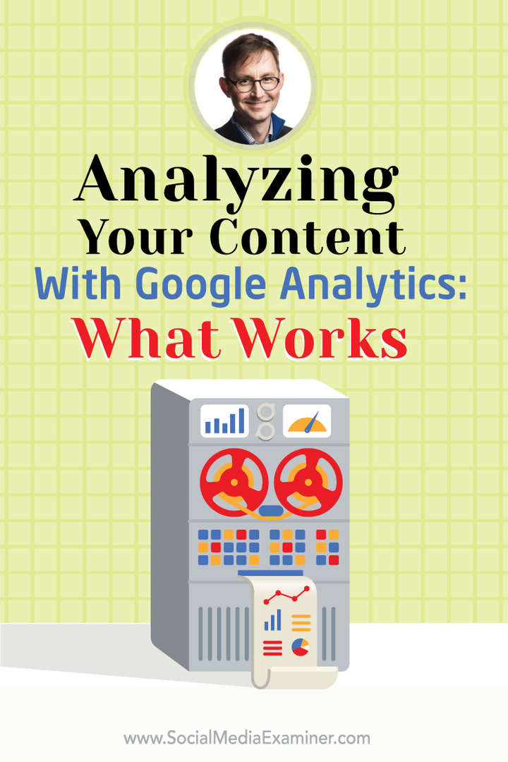 Analiziranje vašeg sadržaja pomoću Google Analyticsa: kako znati što djeluje: Ispitivač društvenih medija