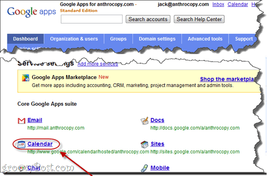 Otkrivanje privatne adrese URL kalendara Google Apps