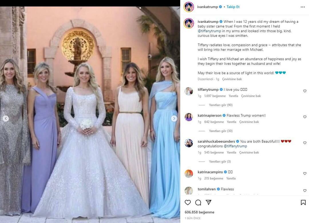 Ivanka Trump bogata obiteljska fotografija! Odrezao je ime i podijelio ga