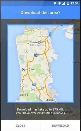 Kako koristiti nove ažurirane Google izvanmrežne karte na Androidu