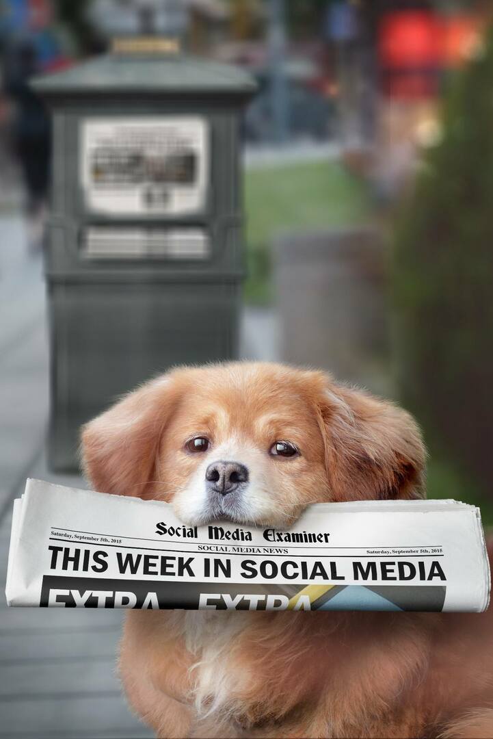 tjedne vijesti ispitivača društvenih medija 5. rujna 2015