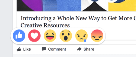 Reakcije na Facebooku utječu na rangiranje vašeg sadržaja nešto više od lajkova.