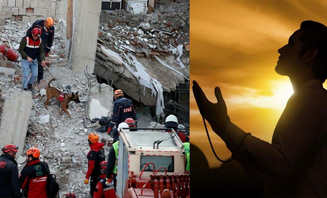 Koje se molitve upućuju za one koji su pod ruševinama potresa?