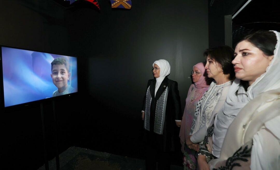 Prva dama Erdoğan podijelila izložbu 'Gaza: Resisting Humanity'!