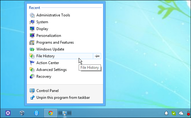 Kako prikvačiti upravljačku ploču na programskoj traci sustava Windows