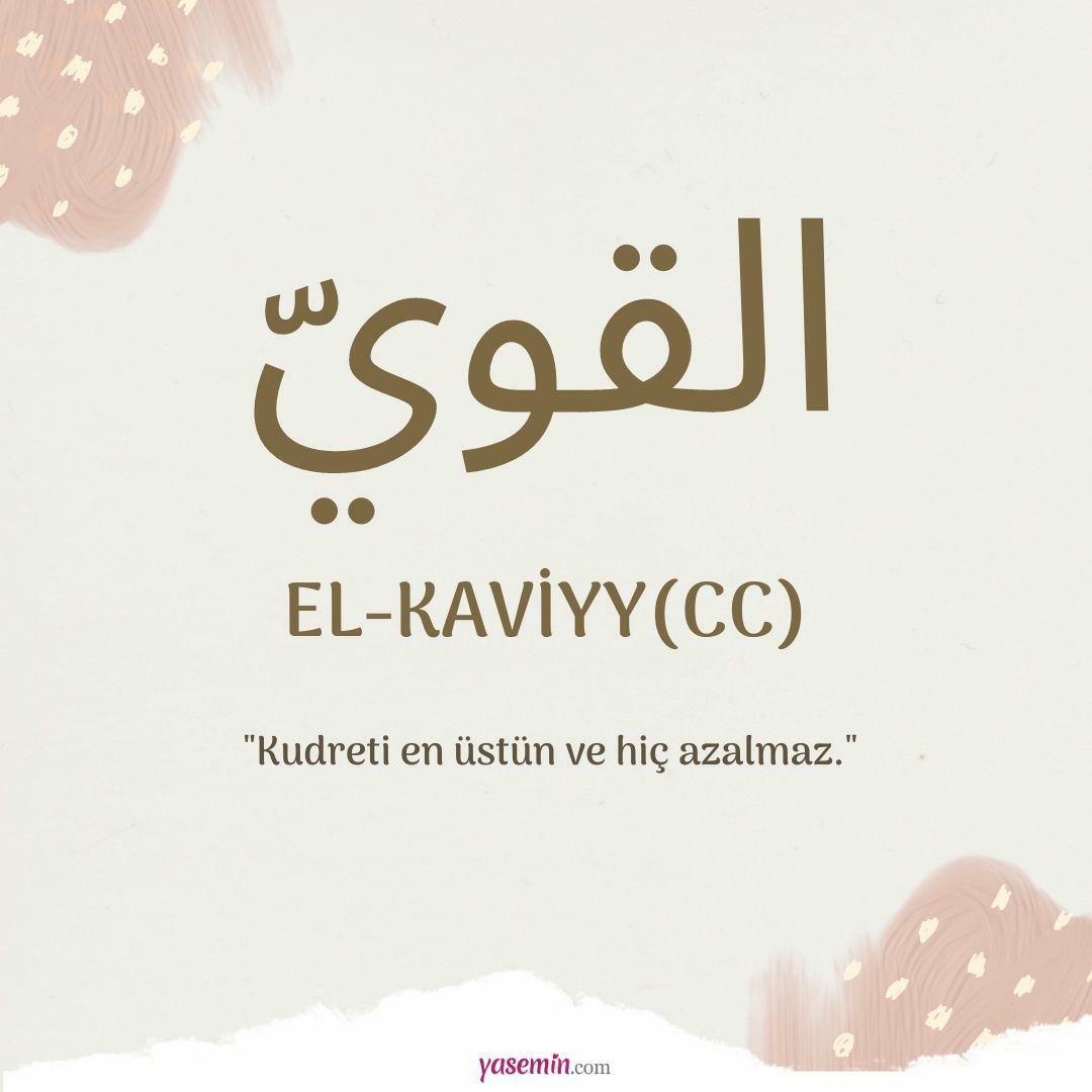 Što znači al-Kaviyy (cc)?