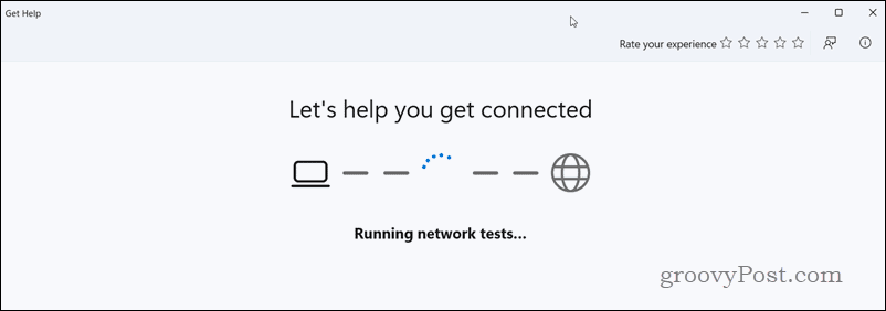 Alat za rješavanje problema s mrežom na djelu u sustavu Windows 11