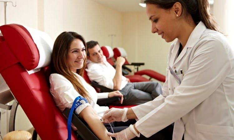 Da li uzimanje krvi krvari na testu?