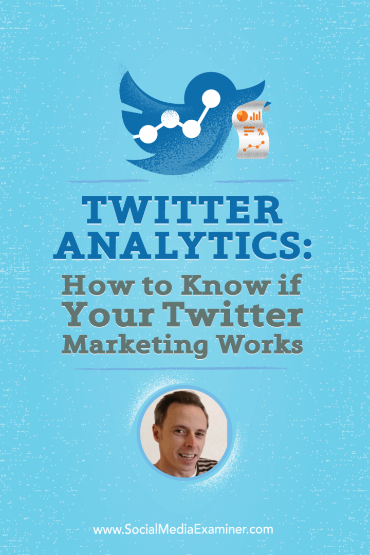 Twitter Analytics: Kako znati funkcionira li vaš Twitter marketing: Ispitivač društvenih medija