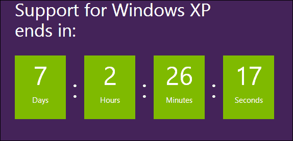 Podrška za XP koja uskoro prestaje