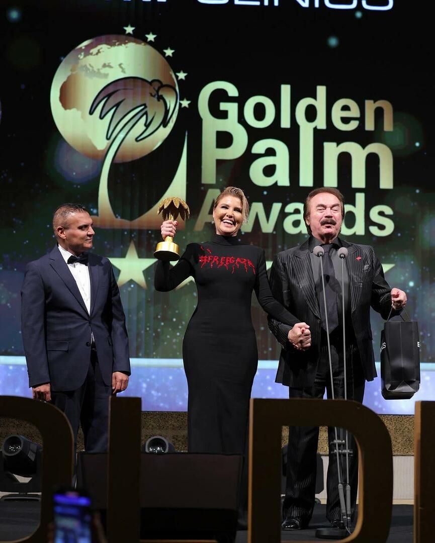 Večer dodjele Zlatne palme Gülben Ergen