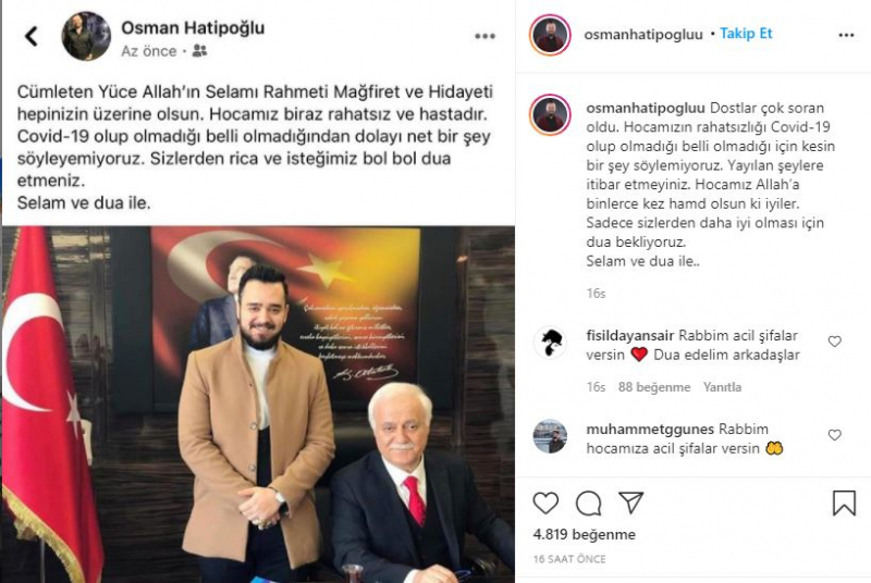 Je li Nihat Hatipoğlu na intenzivnoj njezi? Najavio je Nihatov Hatipoğluov sin, Osman Hatipoğlu!