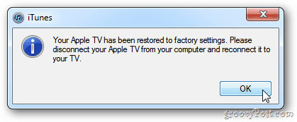 Apple TV Update dovršen